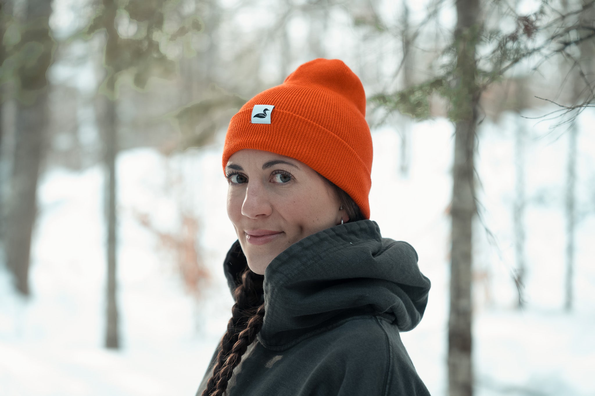 Subtle Loon Toque - (Fine Knit Beanie)