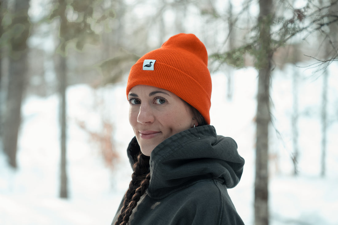 Subtle Loon Toque - (Fine Knit Beanie)