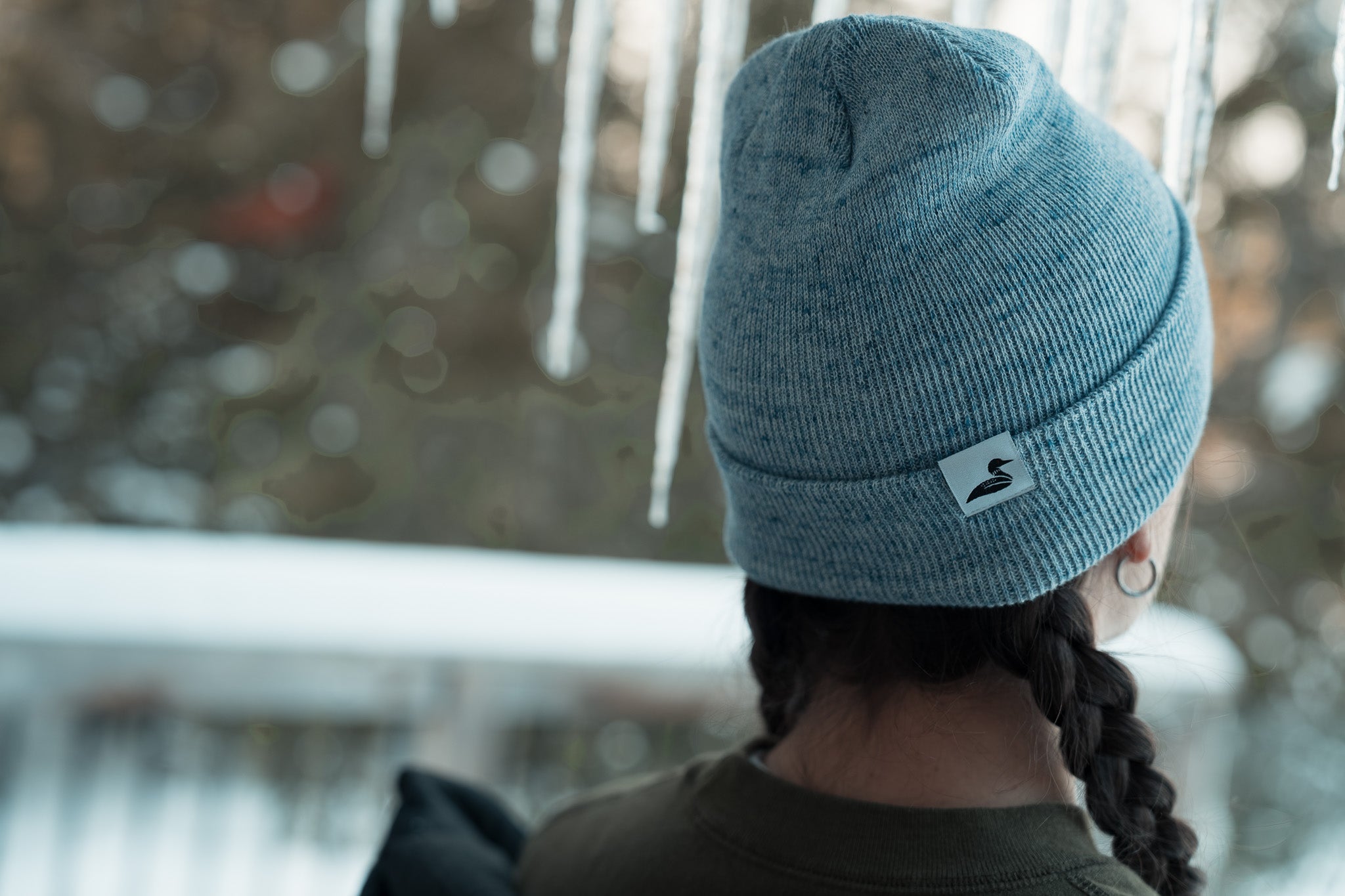 Subtle Loon Toque - (Fine Knit Beanie)